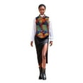 thumbnail image 5 of Bintarealwax Women's Summer Vest Tops Sleeveless Button Up Casual Fashion Waistcoat Vest Traditional African Clothes WY11079, 5 of 5