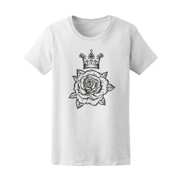 Queen Rose With Crown Tee Women's -Image by Shutterstock