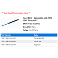thumbnail image 2 of Hood Strut - Compatible with 1975 - 1988 Porsche 911 1976 1977 1978 1979 1980 1981 1982 1983 1984 1985 1986 1987, 2 of 2