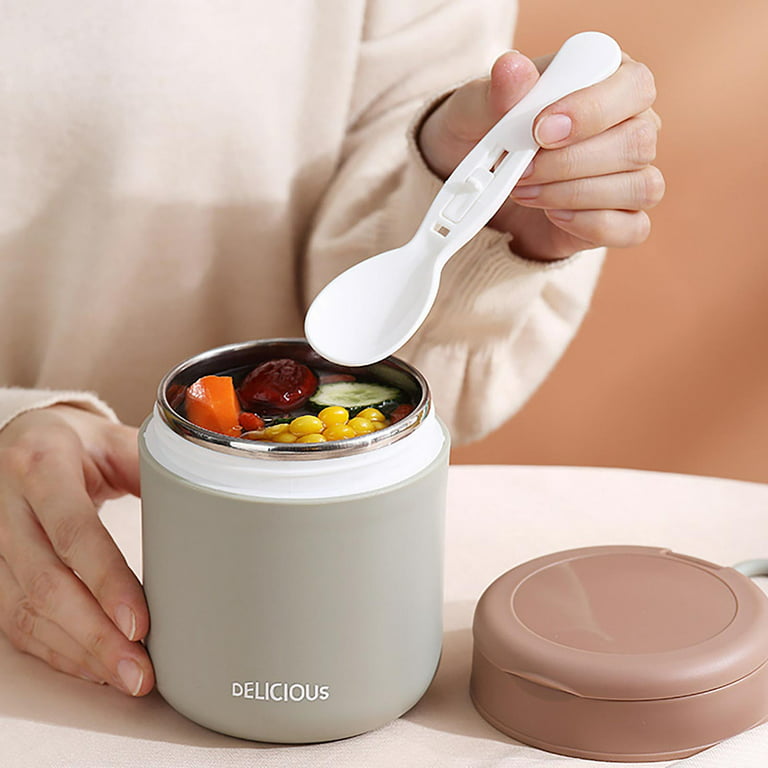 350/650ml Portable Student Adult Thermal Insulated Lunch Box Food Soup  Container