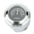 thumbnail image 1 of 1x Motorcycle Front Aluminium Handlebar Mount Temp Thermometer + Hex Wrench for Most Models, 1 of 6