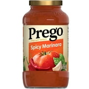Prego Spicy Marinara Pasta Sauce, 24 oz Jar