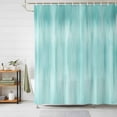 thumbnail image 2 of Shower Curtain Aqua Bathroom Curtains with Hooks, Waterproof Fabric Gradient Color Abstract Art Bath Shower Curtains Set for Bathroom Bathtubs Decor 36x72 Inch, 2 of 9
