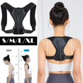 thumbnail image 3 of Posture Corrector, Correct Hunchback, Black, S/M/L/XL Sizes, Comfortable and Breathable for Daily Use, 3 of 8