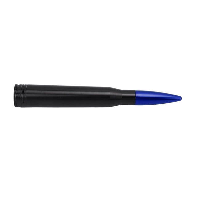 Antenne 50 CAL, Design Universel Mode Antenne de Camion 6061 Aluminium pour Véhicule Rouge, Noir, Bleu