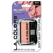 (2 Pack) L.A. Colors Single Blush, Peach Rose