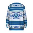 thumbnail image 5 of Sudadera para mujer Otoño Sudaderas Moda Impreso Camiseta suelta Blusa de manga larga Cuello en V Tops casuales Cremallera Odeerbi ODB-5, 5 of 5