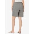 thumbnail image 2 of Jessica London Women's Plus Size Soft Ease Knit Shorts, 2 of 6