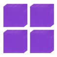 thumbnail image 1 of 100pcs Foil Candy Wrappers, 4 x 4 Inch Chocolate Bar Wrappers, Aluminum Foil Paper (Purple, Fine Grid), 1 of 6