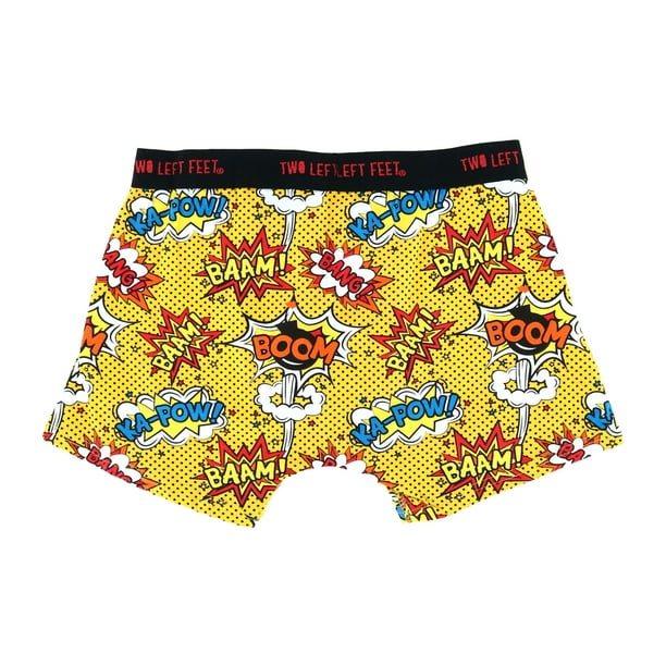 Two Left Feet UNMXLCOM Comicon Mens Underwear - Extra Large - Pack of 2 