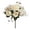 White, variant on Flowers Peony Rose Wedding Bouquet Silk Hand Tied Floral Arrangement for Home and Events,29x16 cm,Pink