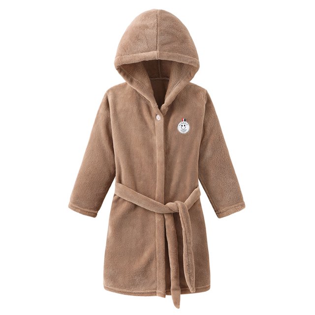 Bathrobe boys thickened girls coral fleece Children's robe flannel baby