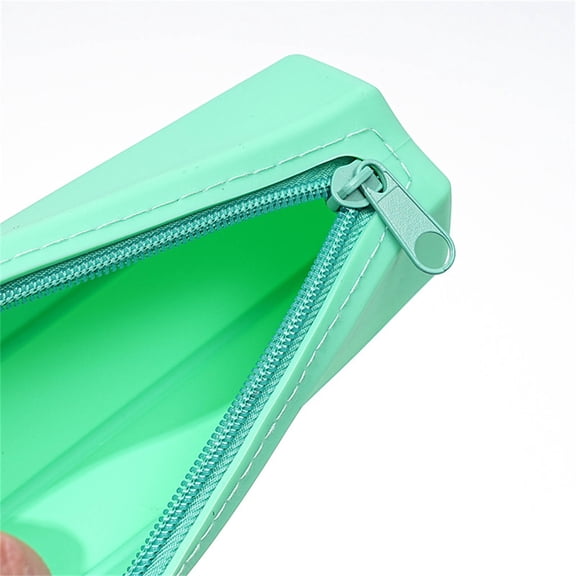 Silicone Pencil Case, Aesthetic Pencil Bag for Women, Makeup Pouch, Multifunctional Pouch for Stationery, Cosmetics and Electrical Goods Storage pencil -shape