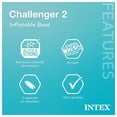 thumbnail image 4 of INTEX 66312EP Challenger 2 Inflatable Boat Set with 48" Oars, Pump, & Welded Oar Locks, 4 of 7