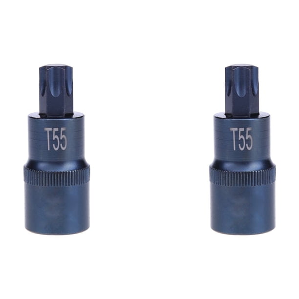 Adaptador Puntas Zócalo 1/2 Pulgada Torx Herramienta Manual Reparación(T55)