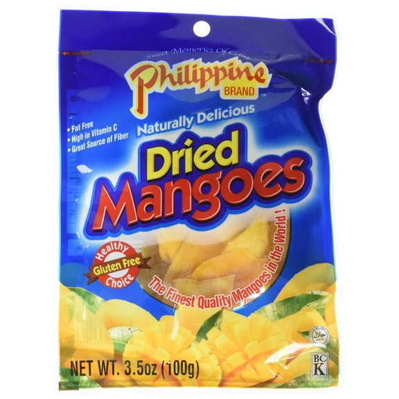 Philippine Brand Dried Mangoes, 3.53oz (Pack of 2) C11