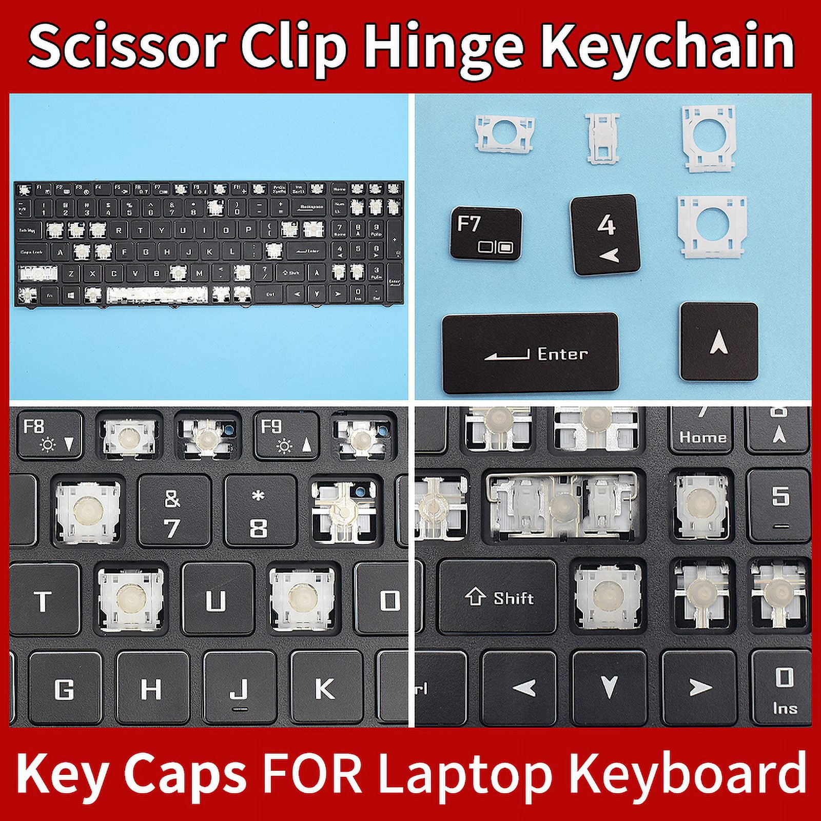 Replacement Keycaps Scissor Clip Hinge For Gigabyte G5KC G5 MD GD