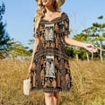 thumbnail image 3 of Greek vase print Sleeveless Dress long dress women summer elegant dresses for women Women's dress summer women's 2024, 3 of 6