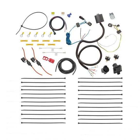 Tekonsha 22121 7 Way Tow Harness Wiring Kit Compatible with Select Ford Models
