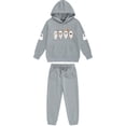 thumbnail image 5 of Auroural Toddler Girls Clothes 2 Piece Set Girls 5T Winter Long Sleeved Set For Boys And Girls Hoodie Set For Children Hooded Sweatshirt Set For Children Two-piece Sweatshirt Sets, 5 of 6