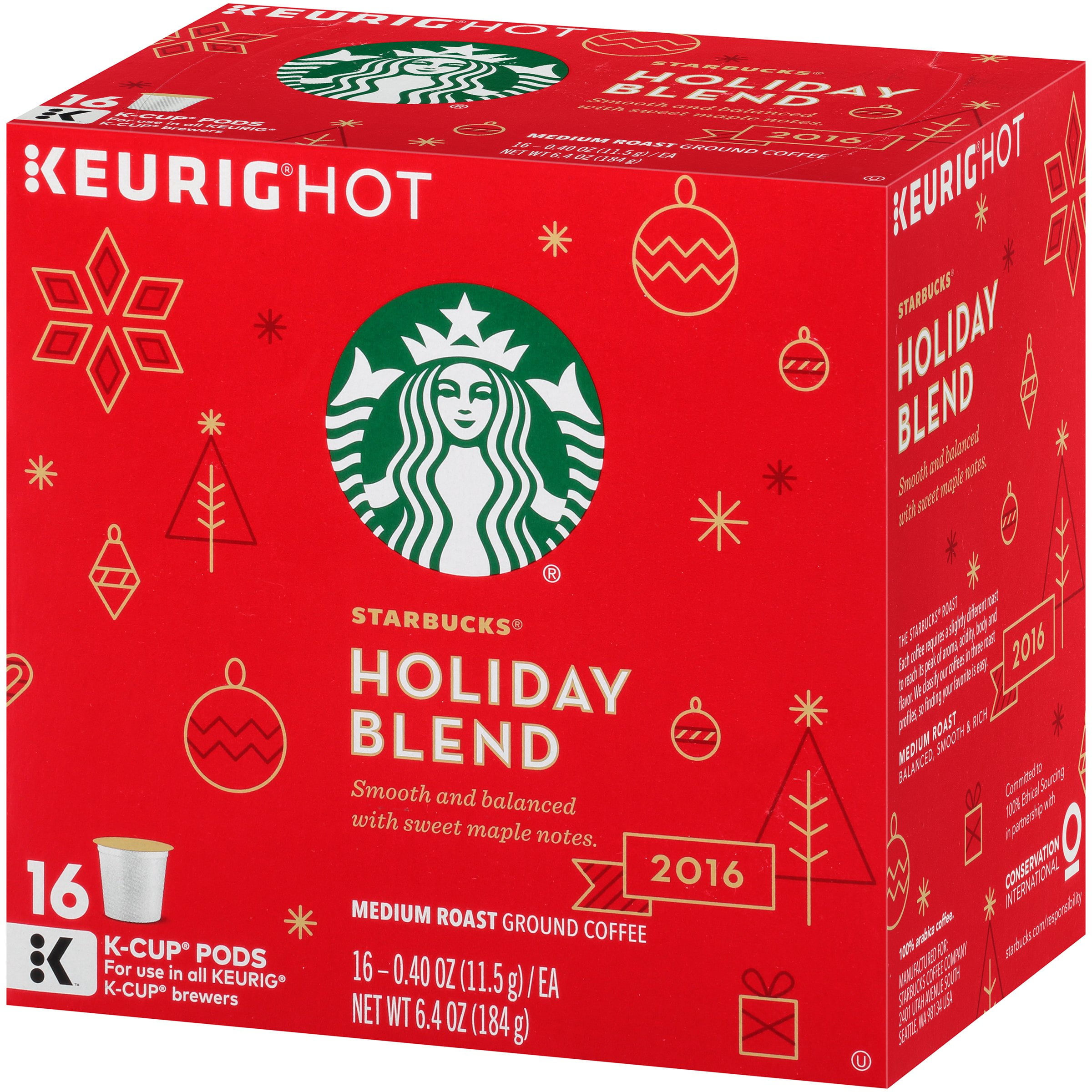 Starbucks christmas cheap k cups