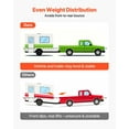 thumbnail image 6 of Dranite Weight Distribution Hitch Kit, 8000 lbs Towing & 800 lbs Tongue Weight Capacity, with Sway Control, 2" Shank & 2-5/16" Ball, Load Leveling System for Trailers, 6 of 9