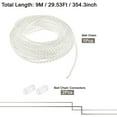 thumbnail image 2 of Unique Bargains 4.5mmx9m 2 Connectors Roller Shade Ball Chain Transparent, 2 of 6