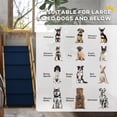 thumbnail image 4 of PawHut Dog Stairs, Adjustable Foldable Dog Steps w/ Non-slip Mat, 4 of 10