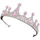 thumbnail image 3 of Diadema de fiesta con corona de diamantes de imitación, tocado de fiesta para niña pequeña, 3 of 5