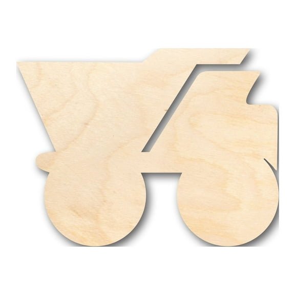 Unfinished Wood Dumptrunk Shape - Craft - up to 46" DIY 16" / 1/8"