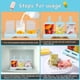 thumbnail image 3 of Moule à Glace, Moulle Esquimaux, Mini Moule a Glace, Glaces à l'eau, Ice Pop Mold Popsicle Sorbet DIY Réutilisable, Moulle Magnum pour DIY Sorbet Yaourts, 3 of 5