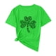 thumbnail image 5 of TaTaai Womens Casual St Patrick's Day Printed Top Short Sleeve Round Neck Loose Fit T Shirt Fashion Blouse Soft Lightweight Comfortable for Spring Daily Gift, 5 of 5