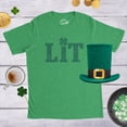 thumbnail image 4 of Mens Lit Shamrock T Shirt Funny Day Drinking Saint Patricks Day St Patty Tee Graphic Tees, 4 of 9