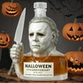 thumbnail image 3 of Halloween Michael Myers 47th Anniversary Bottle Decanter 1978-2025 Collectible, Halloween Bottle Decor Gifts for Lovers, 3 of 9