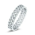 thumbnail image 6 of Infinity Band Ring 925 Sterling Silver Size 4, 6 of 7
