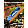 thumbnail image 5 of ESKUTE M200P Electric Bike for Adults, 21-Speed Gear 27.5" Mountain Ebike, 1200W Peak Brushless Motor 28MPH, 48V 13Ah, NFC Unlock, Step Over E-Bicycle, Orange with Fender & Rack & Lock, UL2849, 5 of 6