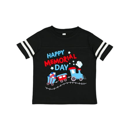 

Inktastic Happy Memorial Day Train Gift Toddler Boy or Toddler Girl T-Shirt