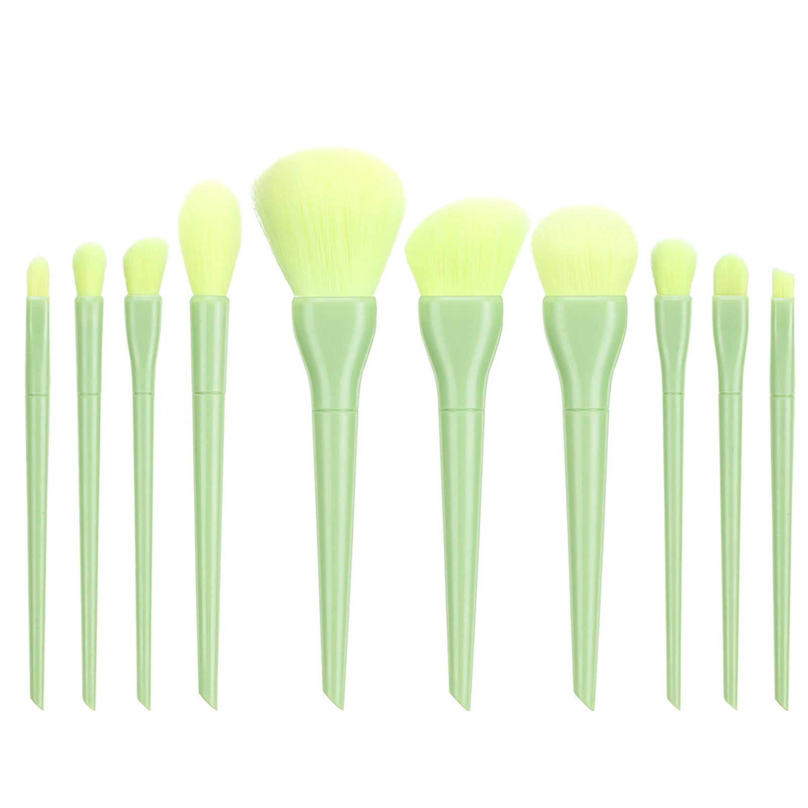 Make Up Cosmetic Brushes 10PCS - Nylon Hair, for Foundation/Eyebrow/Eyeliner