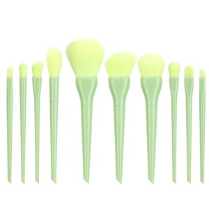 Make Up Cosmetic Brushes 10PCS - Nylon Hair, for Foundation/Eyebrow/Eyeliner