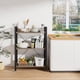 thumbnail image 5 of Librero Organizador de 3 Niveles, Estante Organizador de Cocina, Mueble Repisas para Sala, Estantería Pequeño Recamara, Fácil de Montar, 60x27x84.5cm, 5 of 7