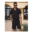 thumbnail image 4 of Conjuntos Short Hombre Playera Tipo Polo Traje Moda Casual, 4 of 7