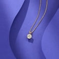 thumbnail image 5 of 2.00 Ct YG Plated Sterling Silver Cushion Cut Moissanite Solitaire Pendant Necklace for Women – Square Dainty Jewelry Gift, 5 of 6