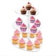 thumbnail image 3 of Soporte para Cupcakes de 3 Niveles con Base, Soporte para Pasteles de Acrílico, Soporte para Torre de Cupcakes, Exhibición para Pasteles, Bodas, Fiestas de Cumpleaños, 3 of 5