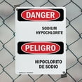 thumbnail image 5 of (2 Pack) Sodium Hypochlorite-Hipoclorito De Sodio OSHA Danger Sign 18 Inch X 24 Inch Indoor / Outdoor Rust-Free Aluminum Metal Signs for Workplace, Workshop, and Construction Site, Made, 5 of 8