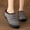 Gray, variant on Herrnalise Women's Winter Plus Velvet Keep Warm Outdoor Waterproof Snow Cotton Slippers clearance under 10 !