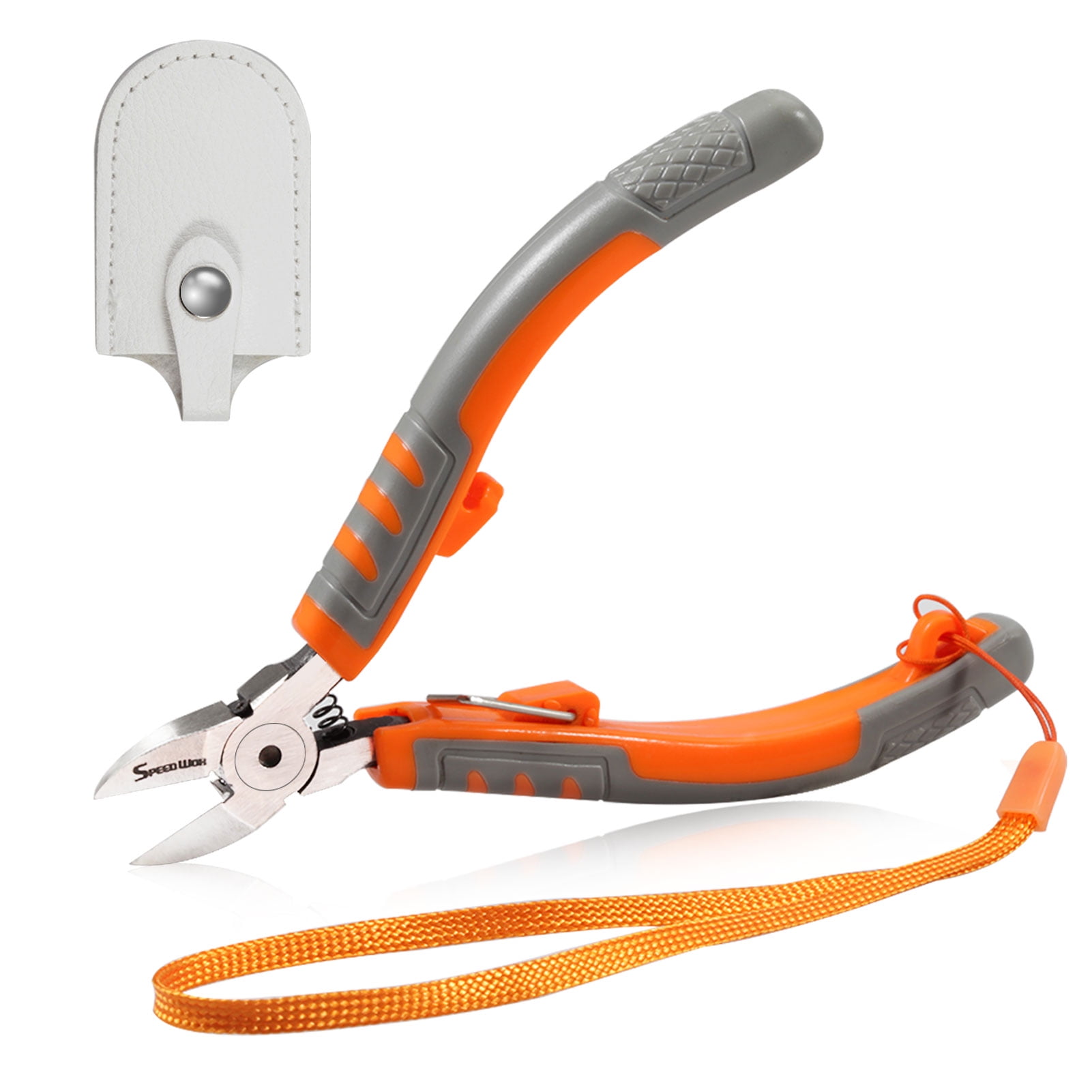 SPEEDWOX Wire Cutter 5Inch, Diagonal Cutting Pliers, Side Cutting