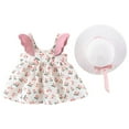 thumbnail image 1 of Robe d'Été pour Filles Robe Sans Manches pour Bébé Robe Cerise Imprimés Robe Princesse Vêtements Robes Filles Rose 2 Ans-3 Ans, 1 of 4