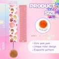 thumbnail image 2 of Marcador Outus Kawaii para niños con pompón y regla, 24 unidades, 2 of 6