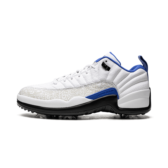 JORDAN MENS Jordan 12 Retro Low Golf NRG P22 "Laser Game Royal" DM9015 105 DM9015 105 from Stadium Goods