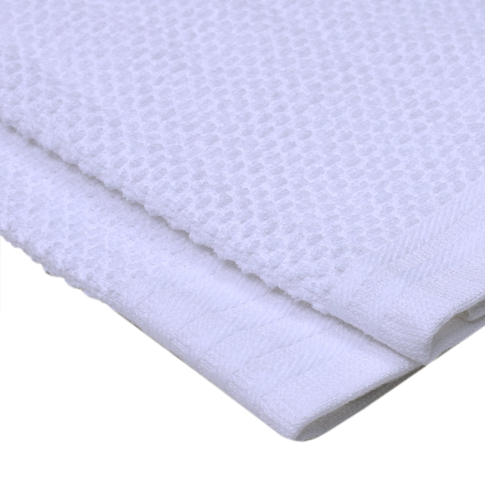 Mainstays 12-Pack 16 in x 26 in Woven Kitchen Towel Set, Arctic White